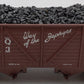 K-Line K6255-1331 O Gauge CB&Q 2-Bay Die Cast Hopper w/ Coal Load #194673 LN/Box