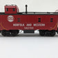 MTH 20-91027 O Gauge Norfolk & Western Steel Caboose #562720 EX/Box