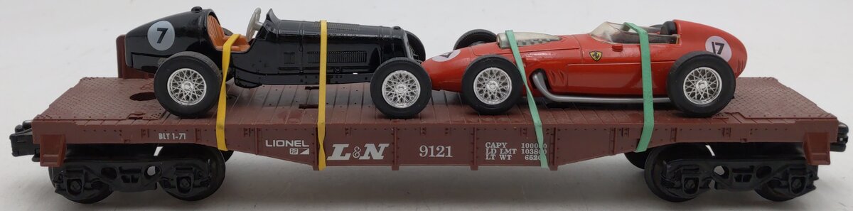 Lionel 6-9121 O Gauge Louisville & Nashville Flatcar w/Custom Load EX