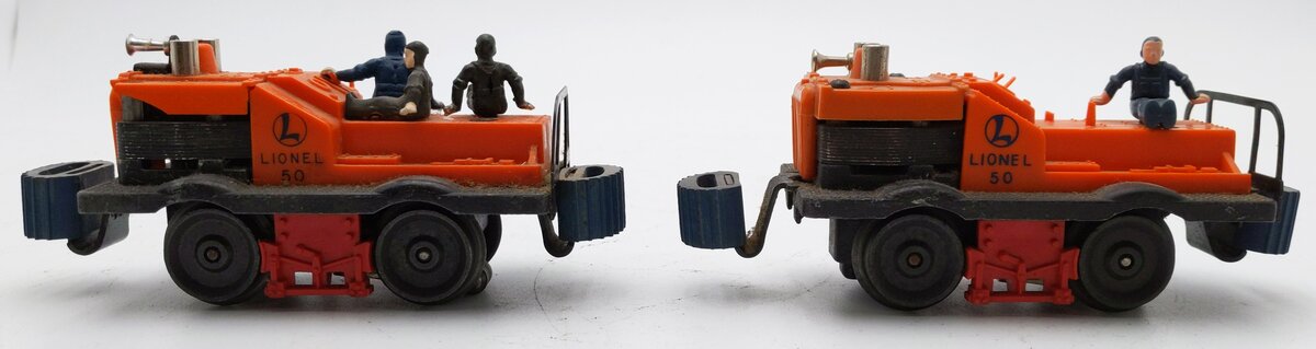 Lionel 50 Vintage O Gauge Motorized Gang Cars [2] VG