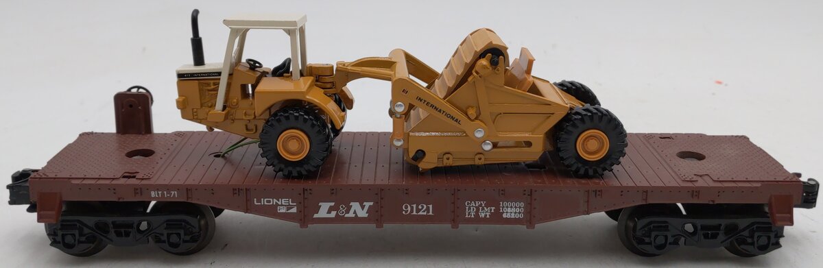 Lionel 6-9121 O Gauge Louisville & Nashville Flatcar w/Custom Load #9121 LN