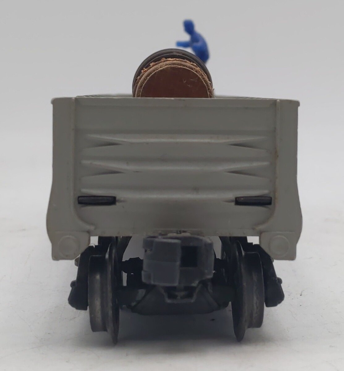 Lionel 3562-25 Vintage O Gray AT&SF Operating Barrel Car with Blue Letters VG/Box
