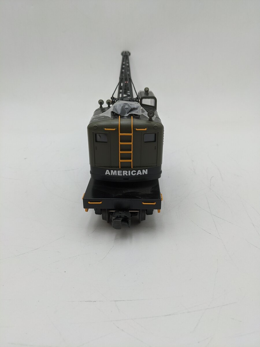 MTH 30-79128 O Gauge American Crane Car (U.S. Army) EX/Box