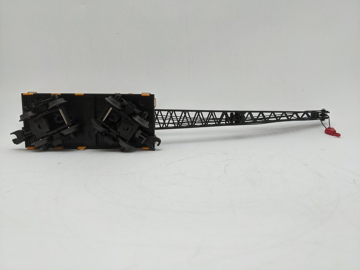 MTH 30-79128 O Gauge American Crane Car (U.S. Army) EX/Box
