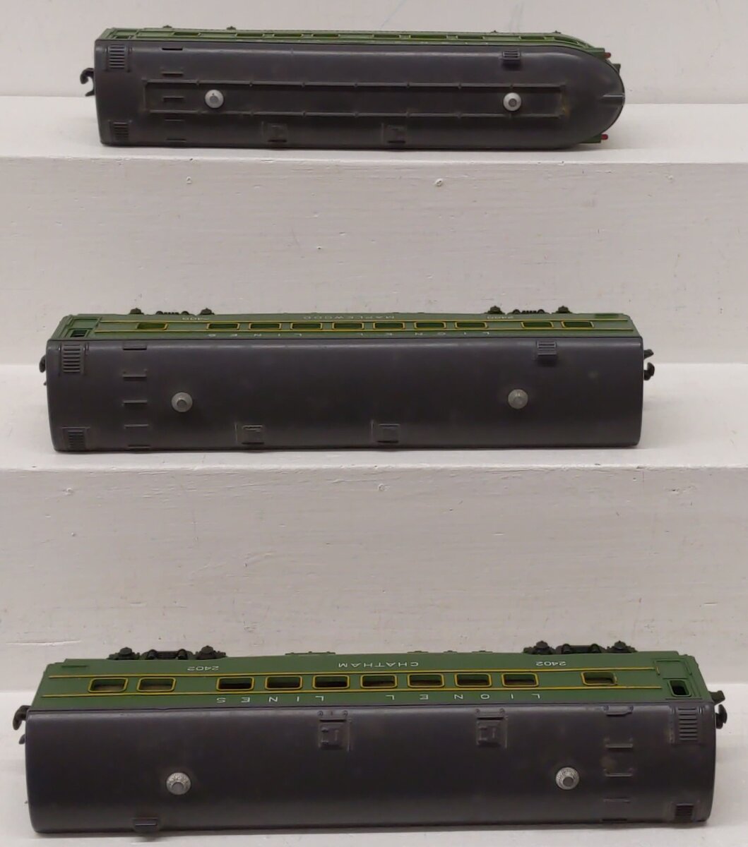 Lionel 2400 O Vintage Lionel Lines Passenger Cars 2400, 2401, & 2402 [3] VG