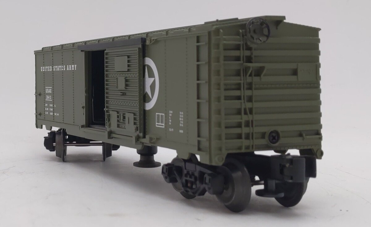 Lionel 6-26776 O Gauge US Army Operating Boxcar #26413 LN/Box