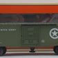 Lionel 6-26776 O Gauge US Army Operating Boxcar #26413 LN/Box