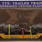 RMT 96699-035 O Gauge RMTX Flatcar w/ Custom U.S Army Jeep #20105 EX/Box