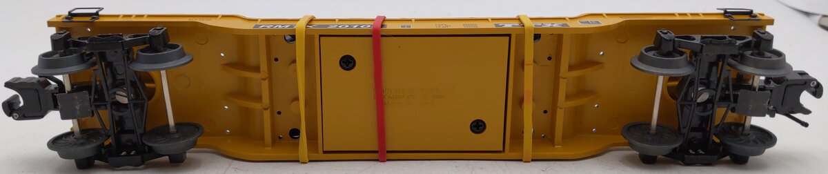 RMT 96699-035 O Gauge RMTX Flatcar w/ Custom U.S Army Jeep #20105 EX/Box