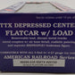RMT 96699-035 O Gauge RMTX Flatcar w/ Custom U.S Army Jeep #20105 EX/Box