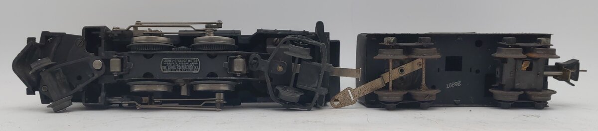 Lionel 229 Vintage O Prewar 2-4-2 Steam Locomotive & 2689T Tender VG