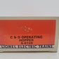 Lionel 6-6109 O Gauge Chesapeake and Ohio Operating Hopper #6109 EX/Box