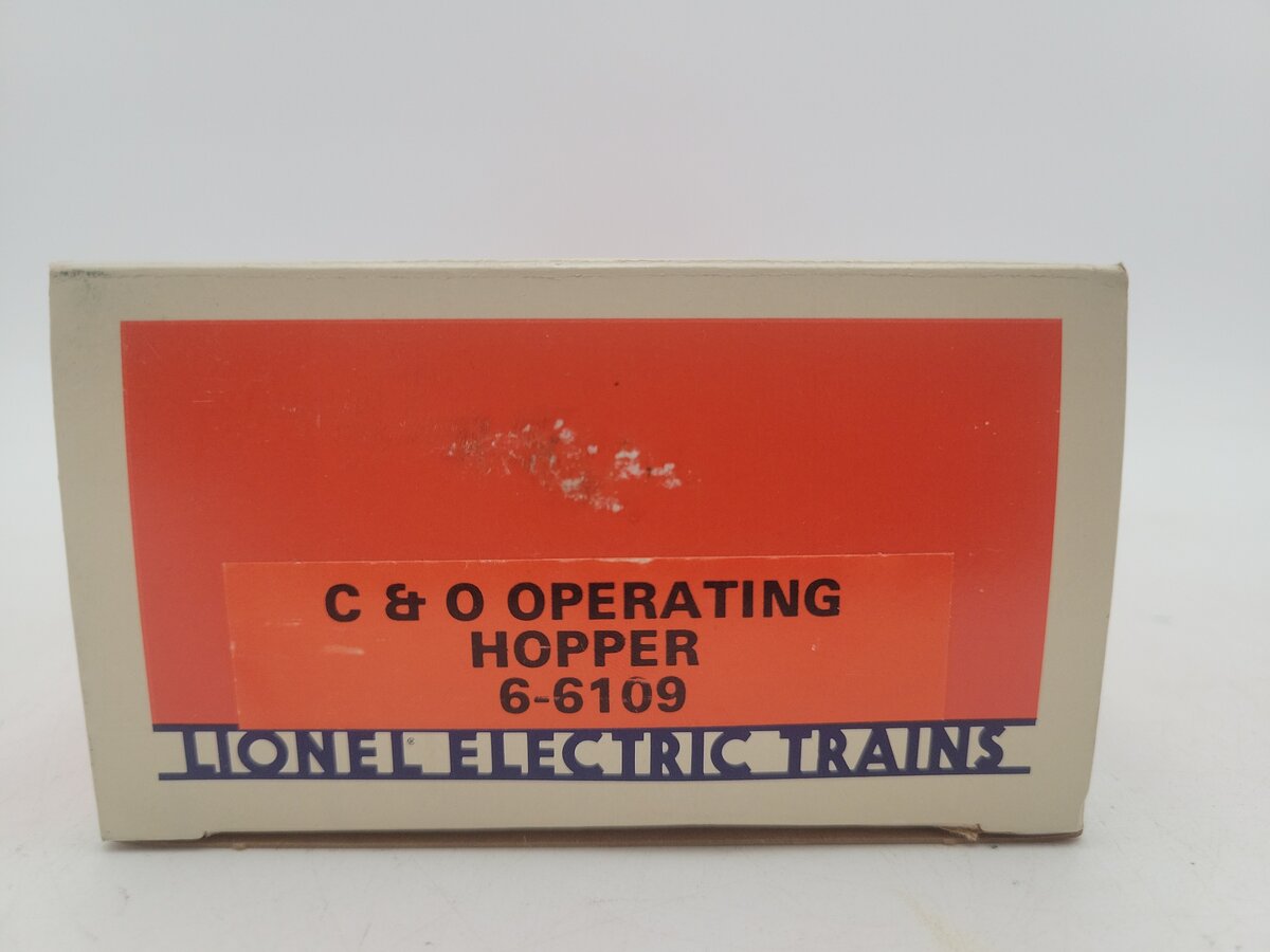 Lionel 6-6109 O Gauge Chesapeake and Ohio Operating Hopper #6109 EX/Box