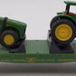 MTH 30-7028B O Gauge John Deere Flatcar w/ Model A Tractors #102 EX