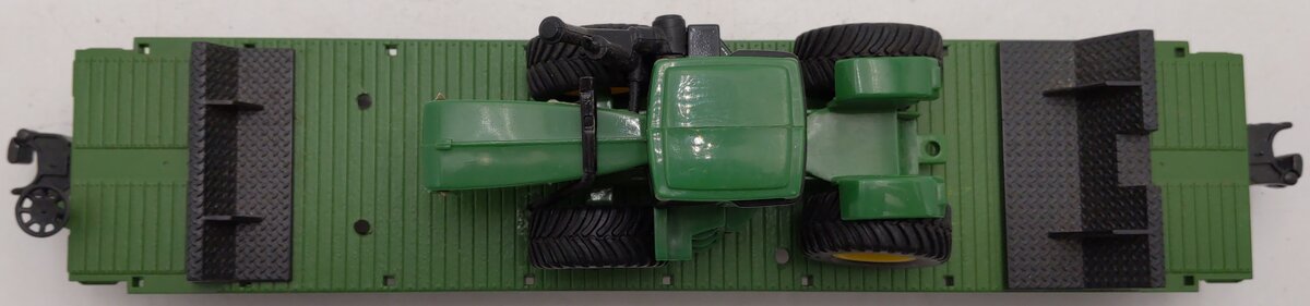 MTH 30-7028C O Gauge John Deere Flat Car w/ Custom Load #103 EX