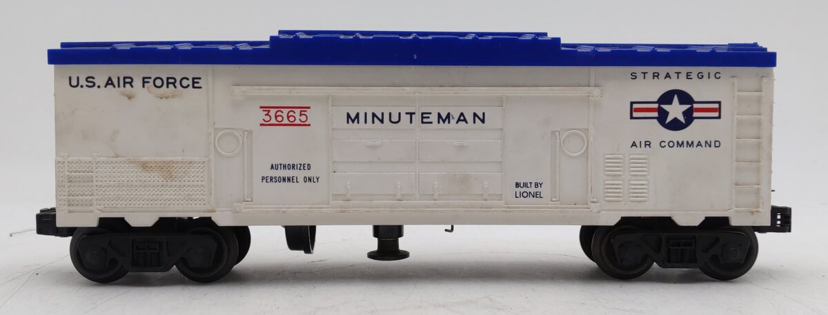 Lionel 3665 Vintage O Gauge US Air Force Minuteman Missile Launching Car VG