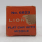 Lionel 6823 Vintage O Flatcar with IRBM Missiles EX/Box