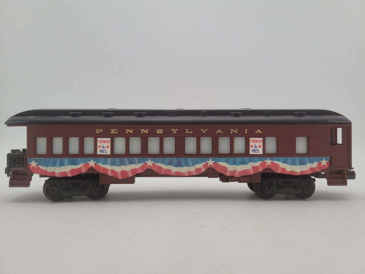 Lionel 6-9528 O Gauge Pennsylvania President Truman Campaign Car EX/Box