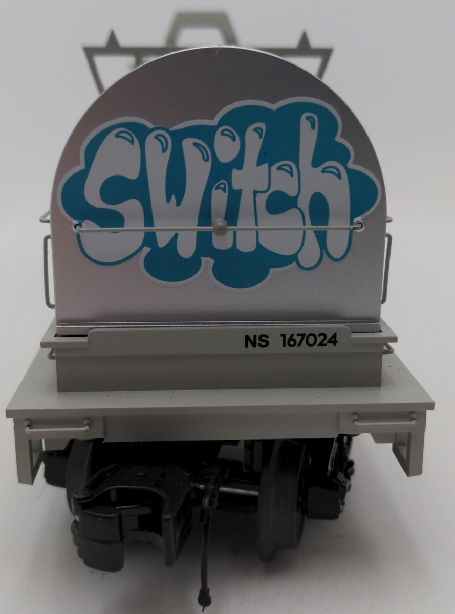 Lionel 2226550 O Norfolk Southern Coil Car with Graffiti #167024 LN/Box