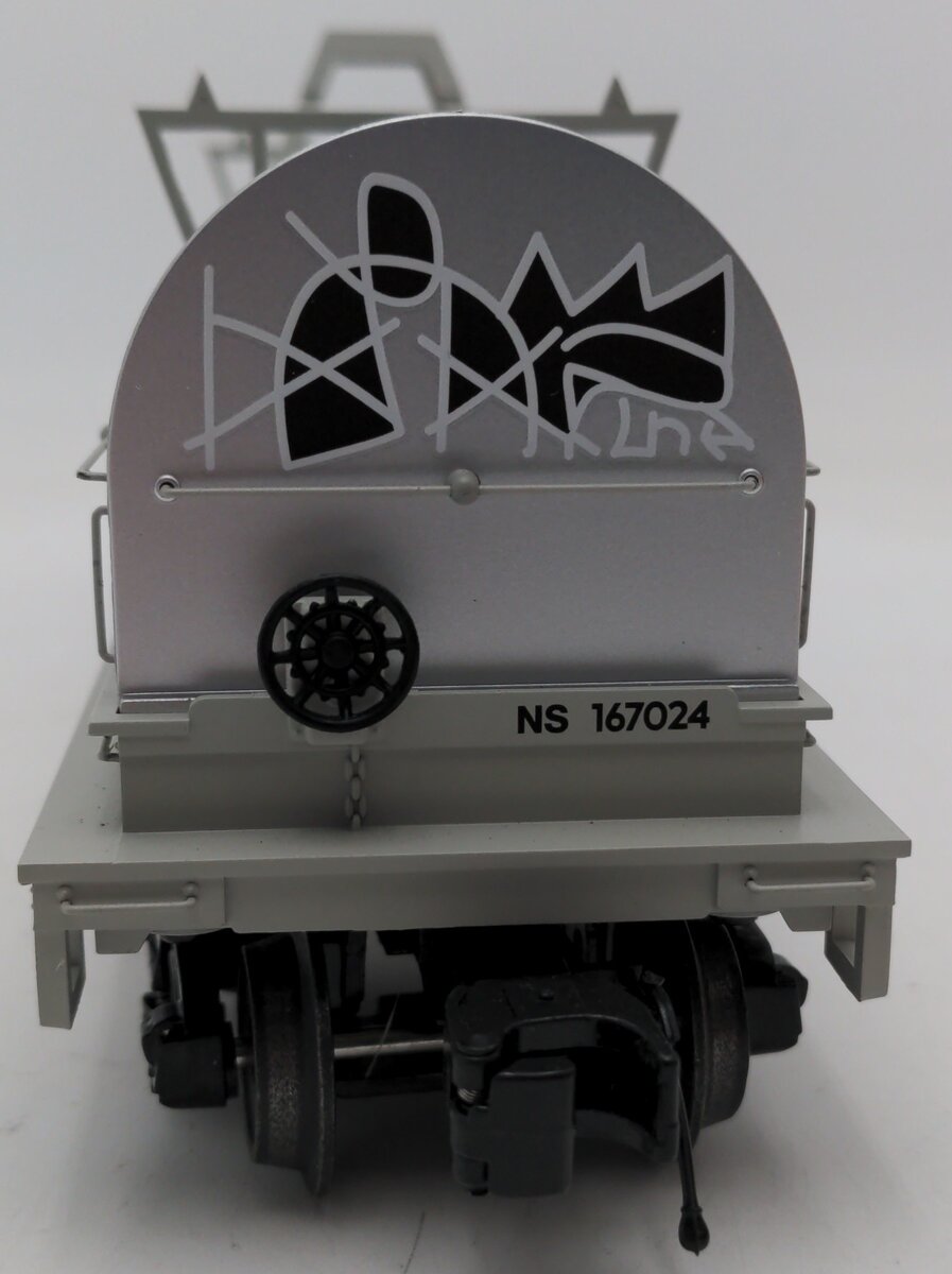 Lionel 2226550 O Norfolk Southern Coil Car with Graffiti #167024 LN/Box