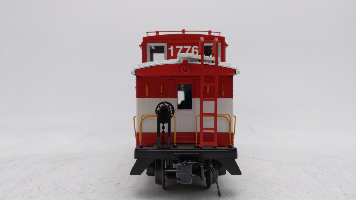 MTH 20-91396 O Gauge Norfolk & Western Steel Caboose #1776 EX/Box
