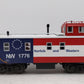 MTH 20-91396 O Gauge Norfolk & Western Steel Caboose #1776 EX/Box