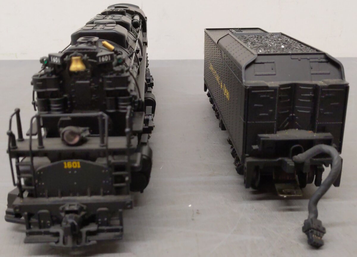K-Line K3715-1601S O Gauge C&O Allegheny Steam Locomotive & Tender #1601 EX/Box