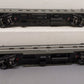 MTH 20-6616 O Gauge NYC 70' Streamlined Sleeper/Diner Passenger Cars Set EX/Box