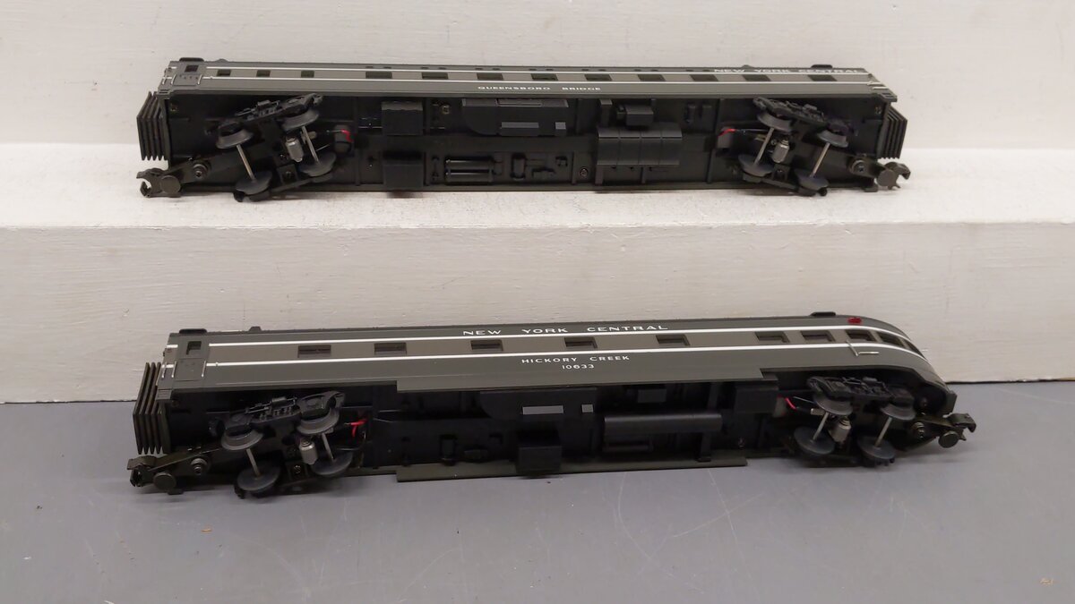MTH 20-6616 O Gauge NYC 70' Streamlined Sleeper/Diner Passenger Cars Set EX/Box