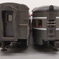 MTH 20-6616 O Gauge NYC 70' Streamlined Sleeper/Diner Passenger Cars Set EX/Box
