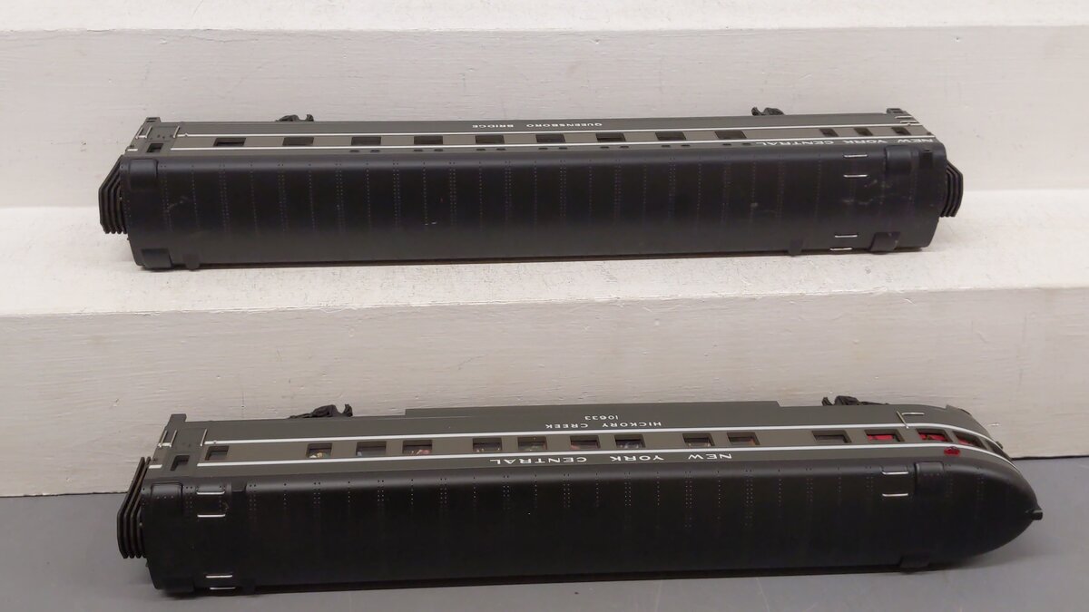 MTH 20-6616 O Gauge NYC 70' Streamlined Sleeper/Diner Passenger Cars Set EX/Box