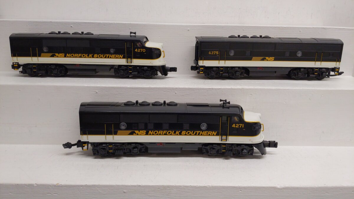 MTH 30-2993-1 NS F-3 ABA Diesel Engine Set w/Proto-Sound 2.0 #4270/4271/4275 EX/Box