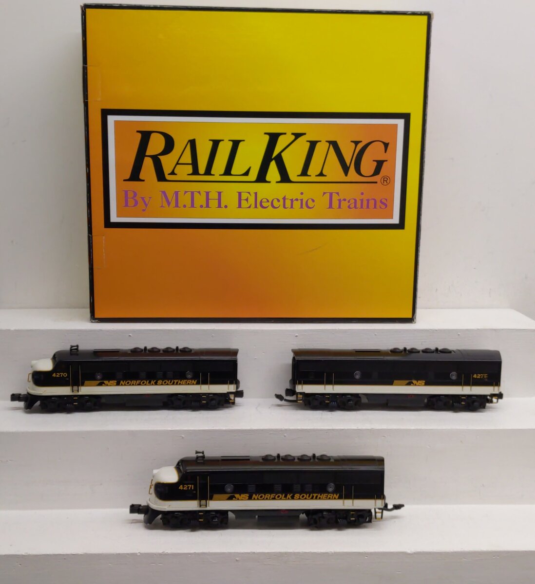 MTH 30-2993-1 NS F-3 ABA Diesel Engine Set w/Proto-Sound 2.0 #4270/4271/4275 EX/Box