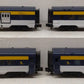 MTH 30-67446 O Chesapeake & Ohio 60’ Streamlined ABS Passenger Set (Set of 4) EX/Box
