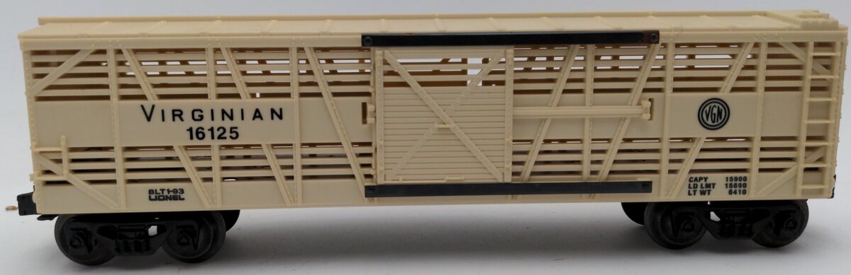 Lionel 6-16125 O Gauge Virginian Stock Car VG/Box