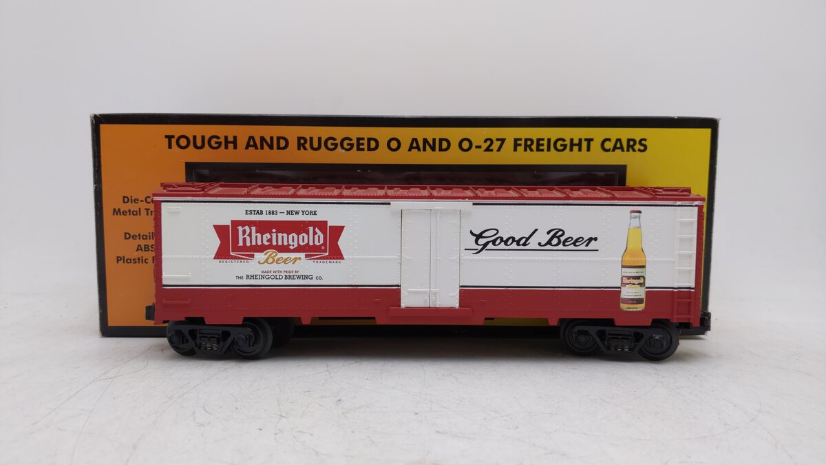 MTH 30-7883 O Gauge Rheingold Beer Modern Reefer Car EX/Box