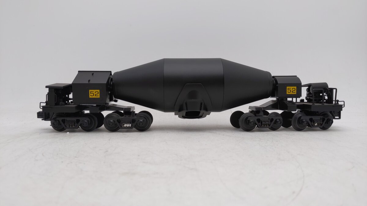 MTH 20-98201 O Gauge 4-Truck Black Hot Metal Car #52 EX/Box