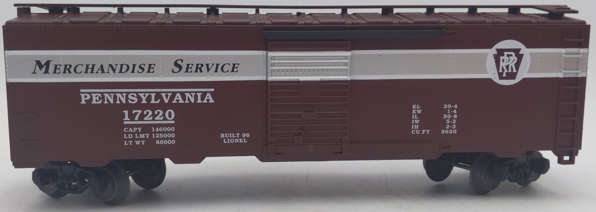 Lionel 6-17220 O Gauge Pennsylvania Railroad Standard Merchandise Boxcar #17220 EX/Box