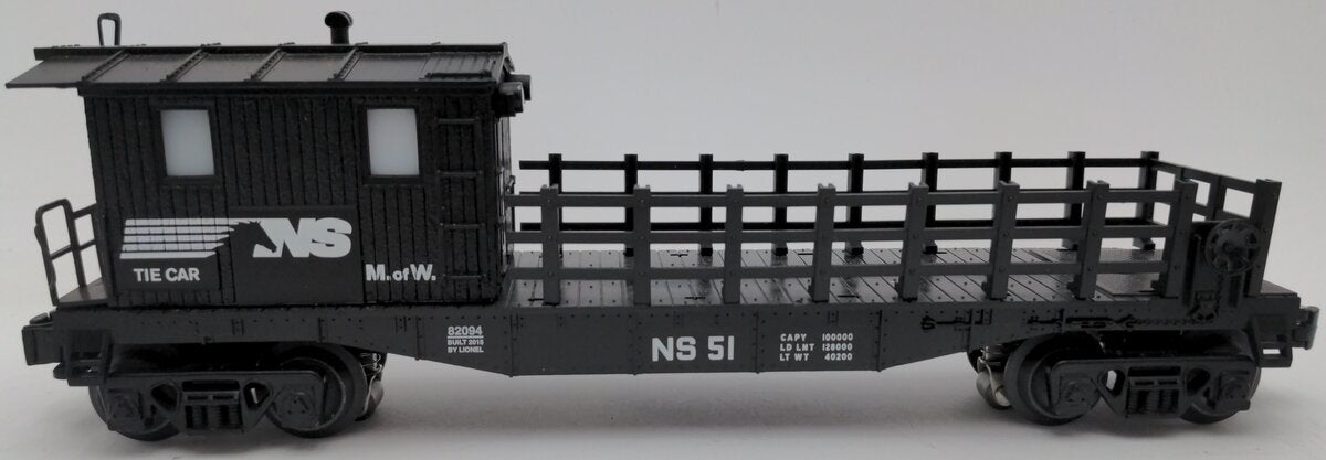 Lionel 6-82094 O Norfolk Southern Tie Work Car EX/Box