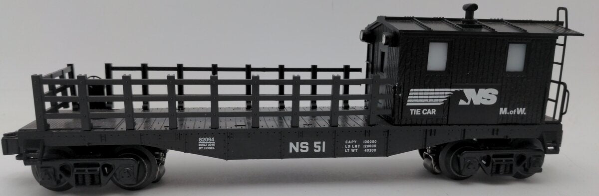 Lionel 6-82094 O Norfolk Southern Tie Work Car EX/Box