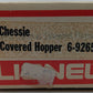 Lionel 6-9265 O Gauge Chessie Covered Hopper #9265 EX/Box