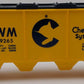 Lionel 6-9265 O Gauge Chessie Covered Hopper #9265 EX/Box