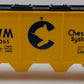 Lionel 6-9265 O Gauge Chessie Covered Hopper #9265 EX/Box