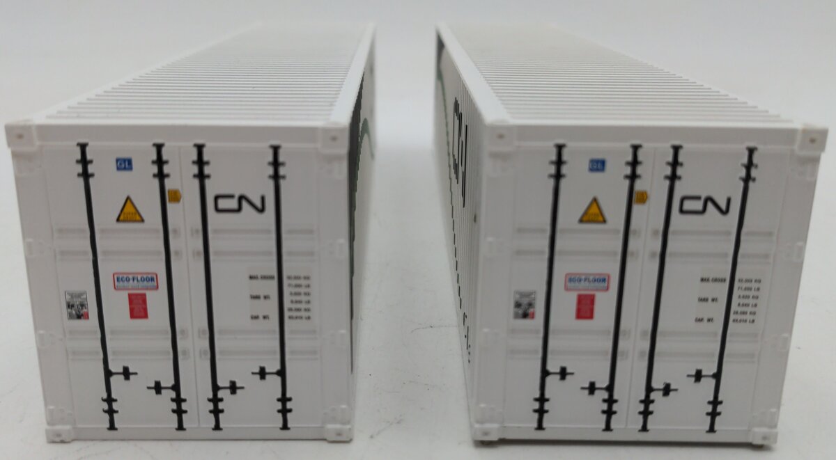 Menards 279-4660 O Gauge Canadian National 40' Containers (2-Pack) EX