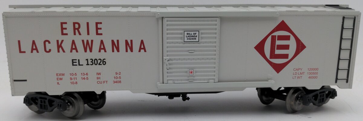 Menards 279-5341 O Gauge Erie Lackawanna Box Car #13026 EX/Box