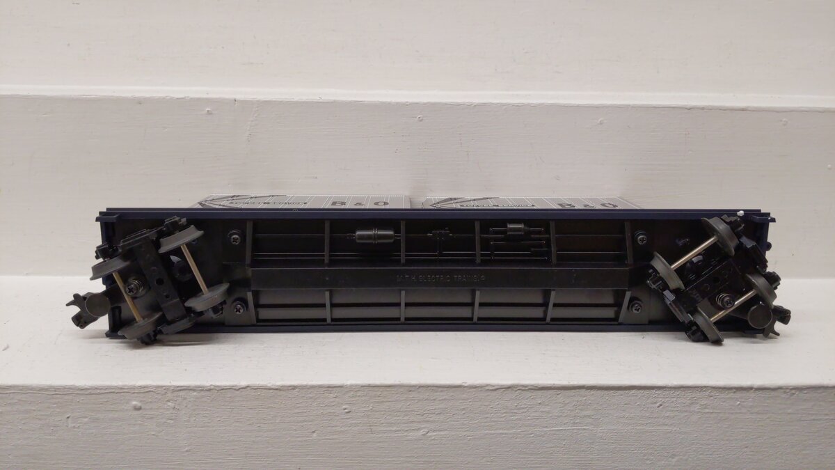 MTH 20-98110 O Gauge Baltimore & Ohio Flatcar w/ TOFCEE Trailers #9126 EX/Box