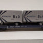 MTH 20-98110 O Gauge Baltimore & Ohio Flatcar w/ TOFCEE Trailers #9126 EX/Box