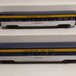 MTH 30-67447 Chesapeake & Ohio 2-Car 60’ Streamlined ABS Sleeper/Diner V2 EX/Box