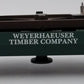 Lionel 6-26888 O Gauge Weyerhaeuser Log Dump Car #115 EX/Box