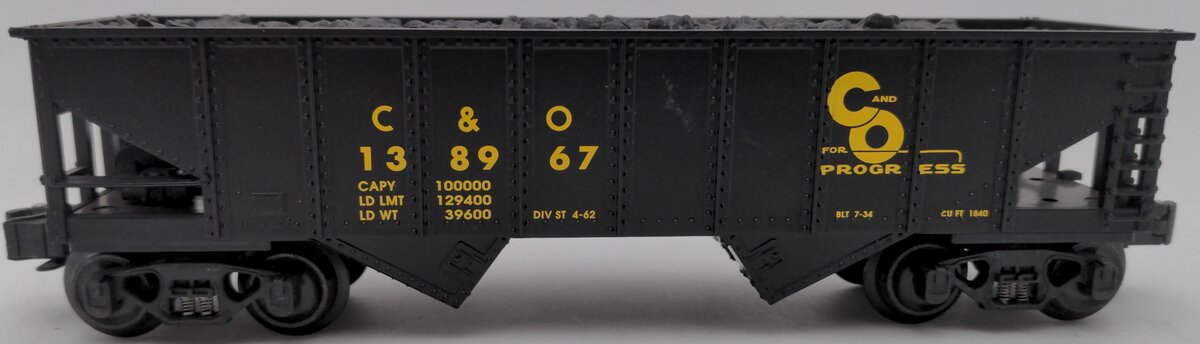 O Scale Chesapeake & Ohio Hopper Car #138967 EX